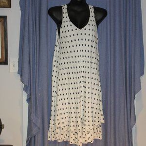 free size polka dot dress